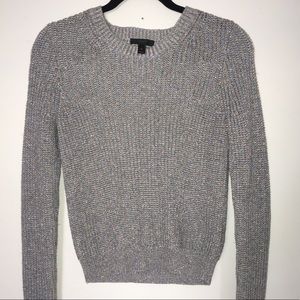 J crew shimmery sweater